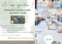 CRIFGYM - Colloque annuel - Dimanche 06 Octobre 2024 - 9h-12h30