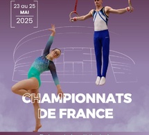 Championnats de France de Gymnastique 2025 - Du 23 au 25 Mai au Vélodrome de Saint-Quentin en Yvelines